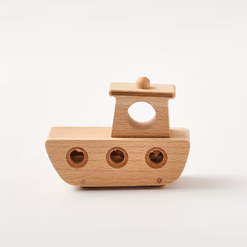 Wooden Toy Boat
