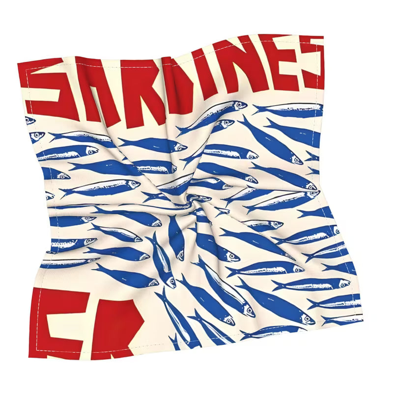 Sardine Square Neckerchief