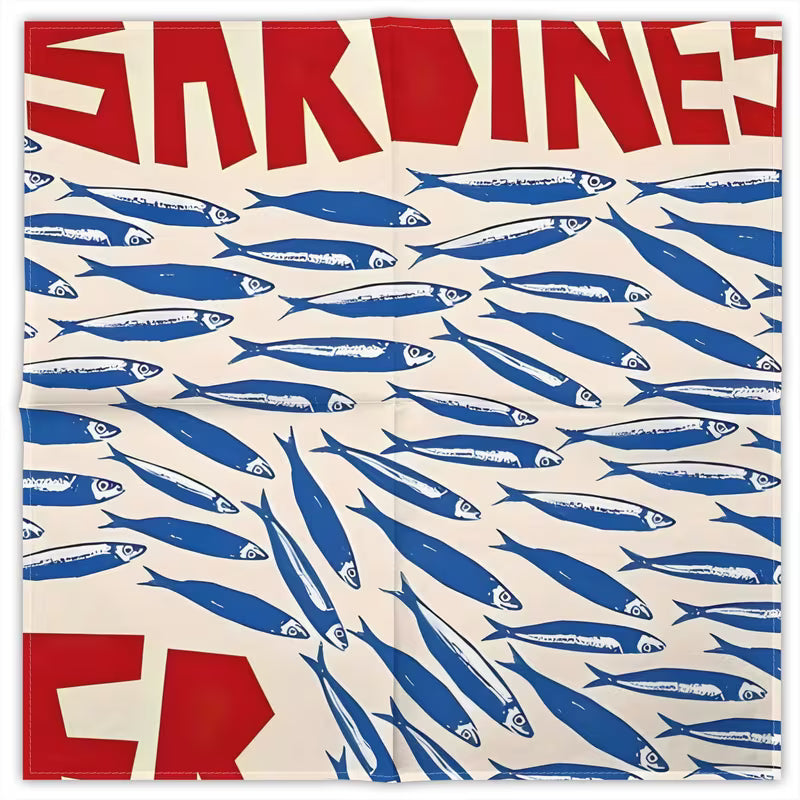 Sardine Square Neckerchief