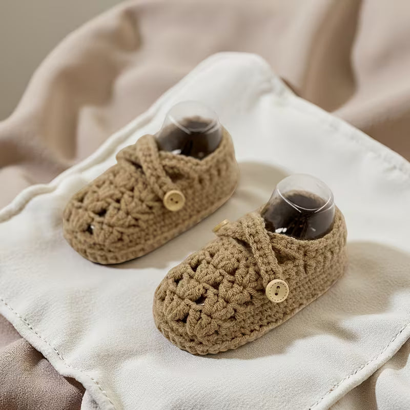 Toddler Hand knitted booties