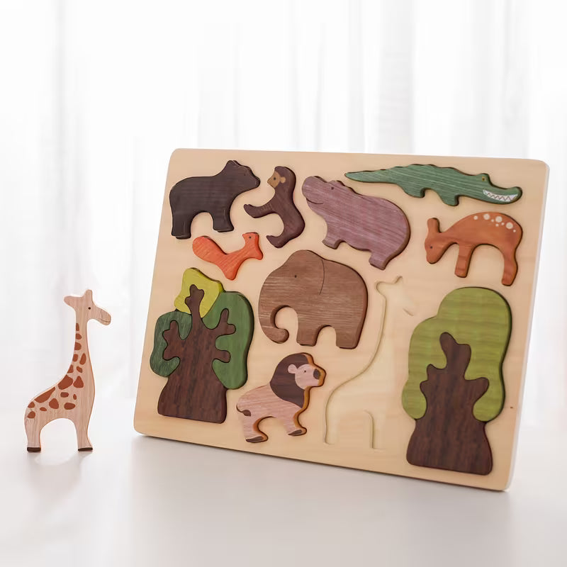 Wooden Animals of Africa Puzzle