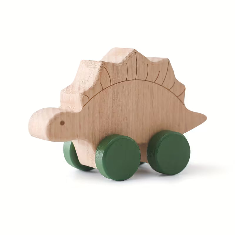 Wooden Dino: Stegosaurus - BELLHAUS Atelier & Galerie