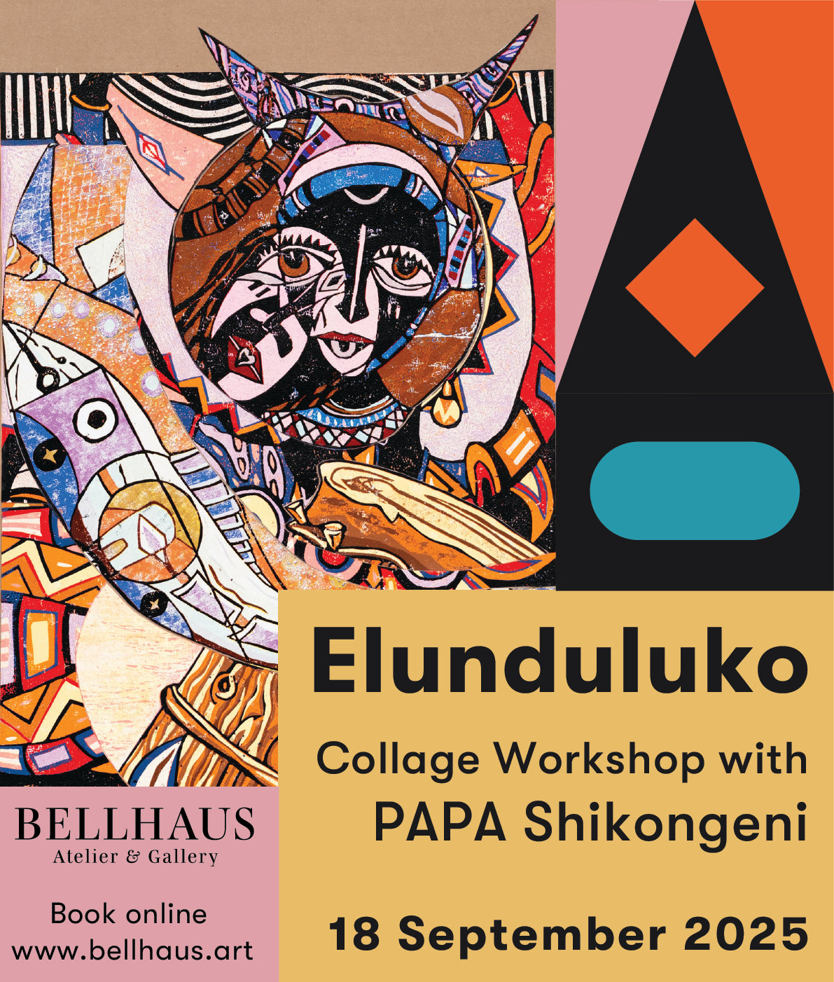 Collage Workshop with PAPA Shikongeni - BELLHAUS Atelier & Galerie