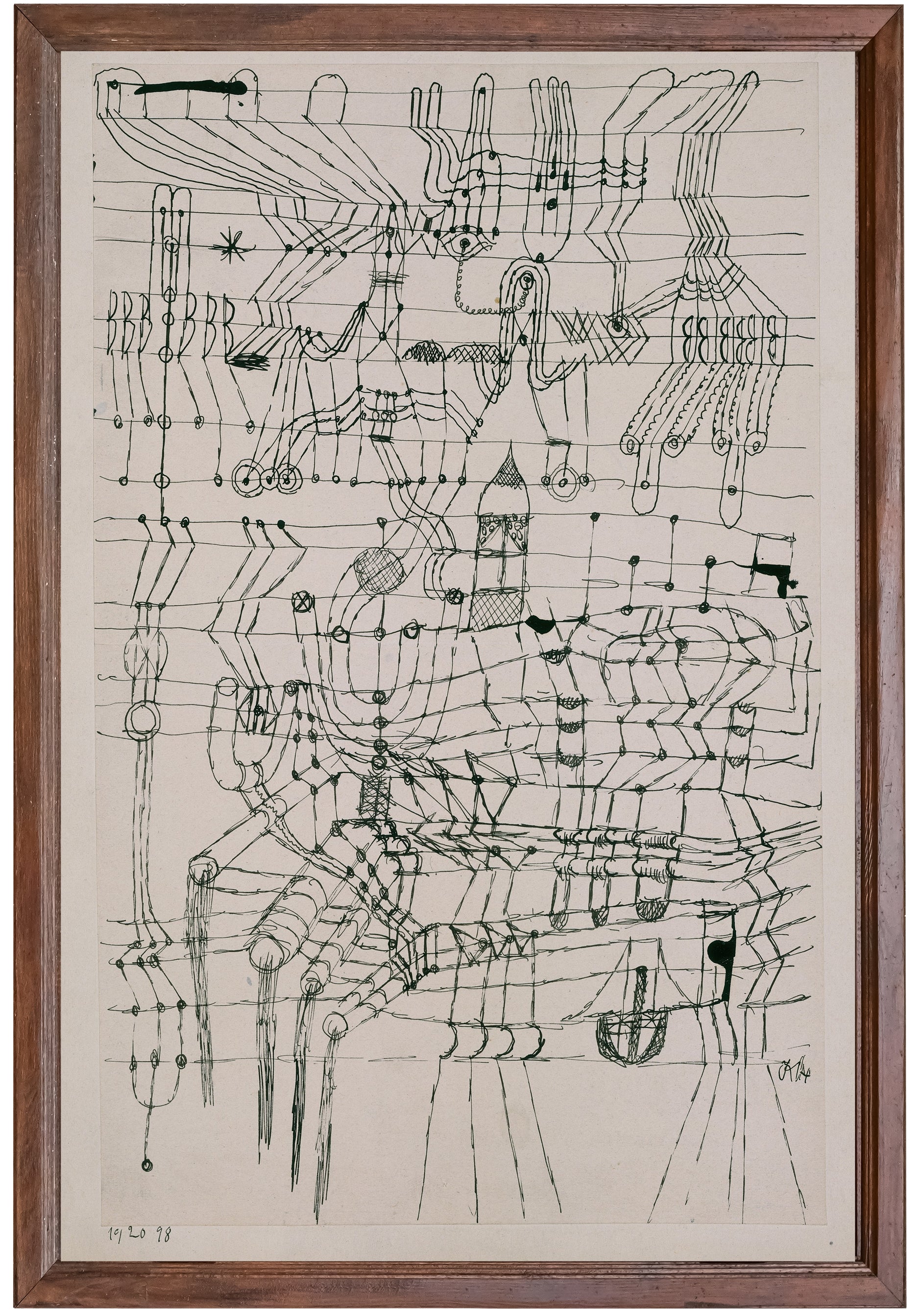 Drawing Knotted in the Manner of a Net (1920) Paul Klee
