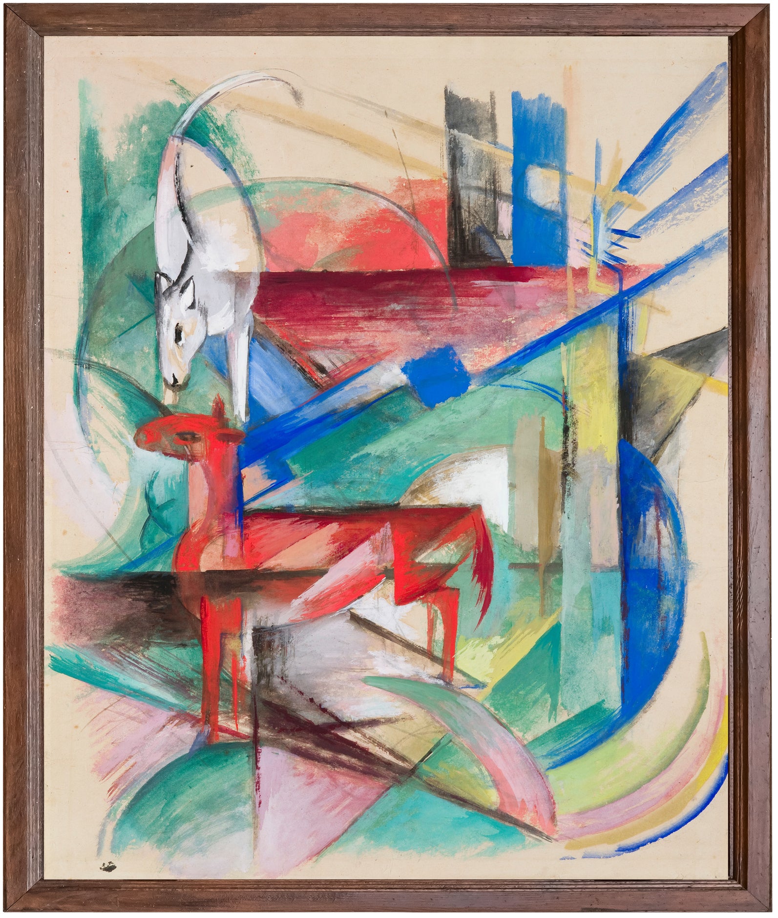 Composition with Animals II (1913) Franz Marc