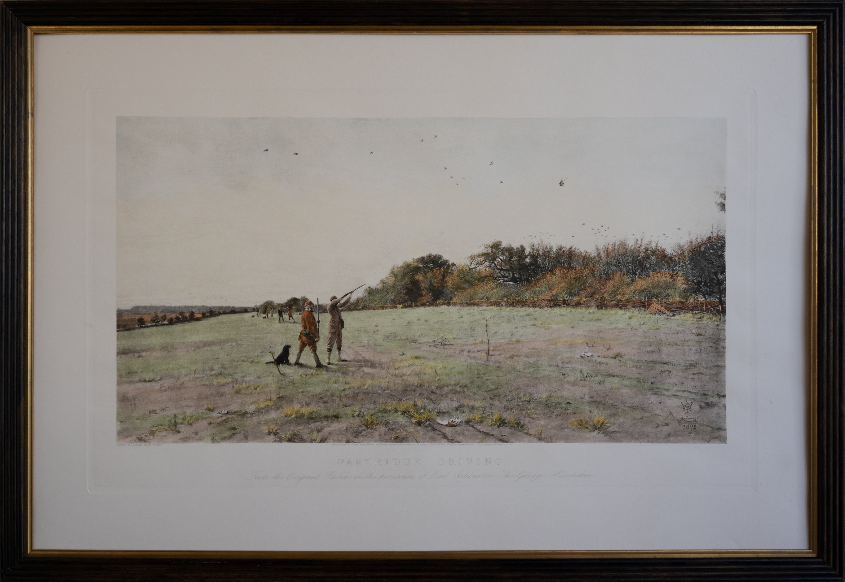 Partridge Driving Print