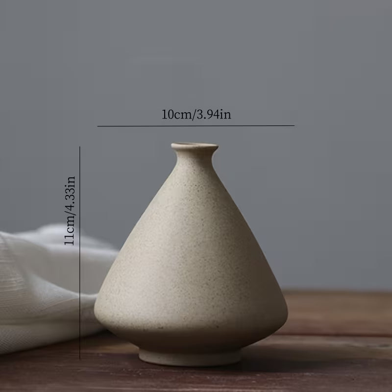 Sand Colour Matt Ceramic Vases