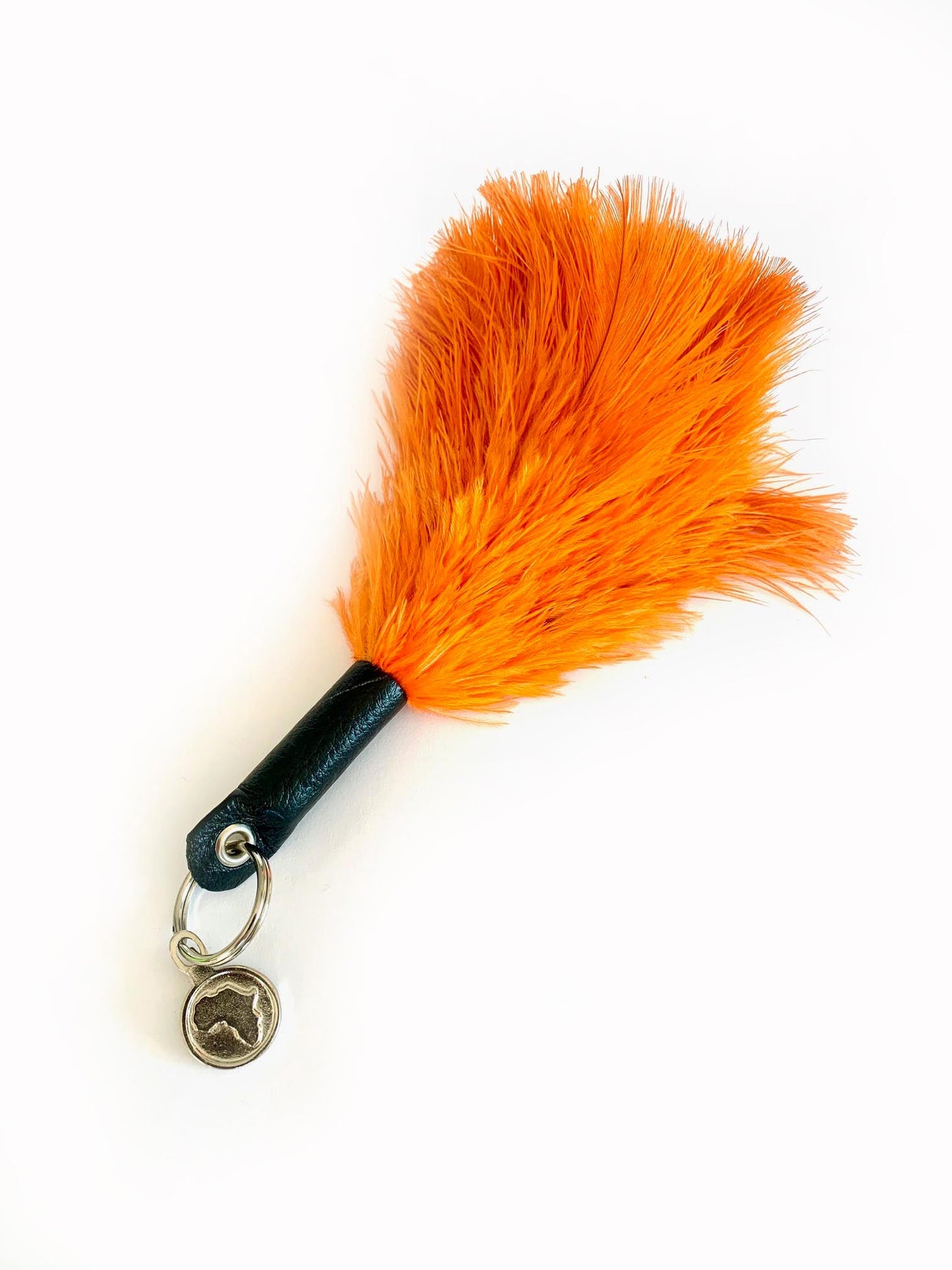 FLUFFI OSTRICH FEATHER KEYRING