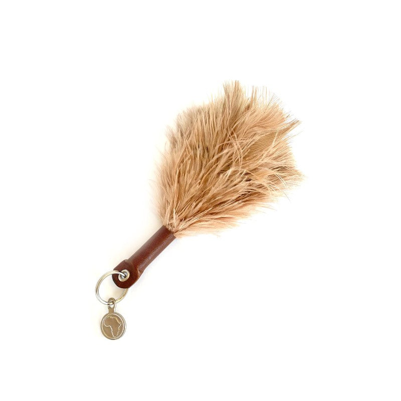 FLUFFI OSTRICH FEATHER KEYRING