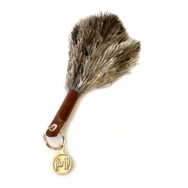 FLUFFI OSTRICH FEATHER KEYRING