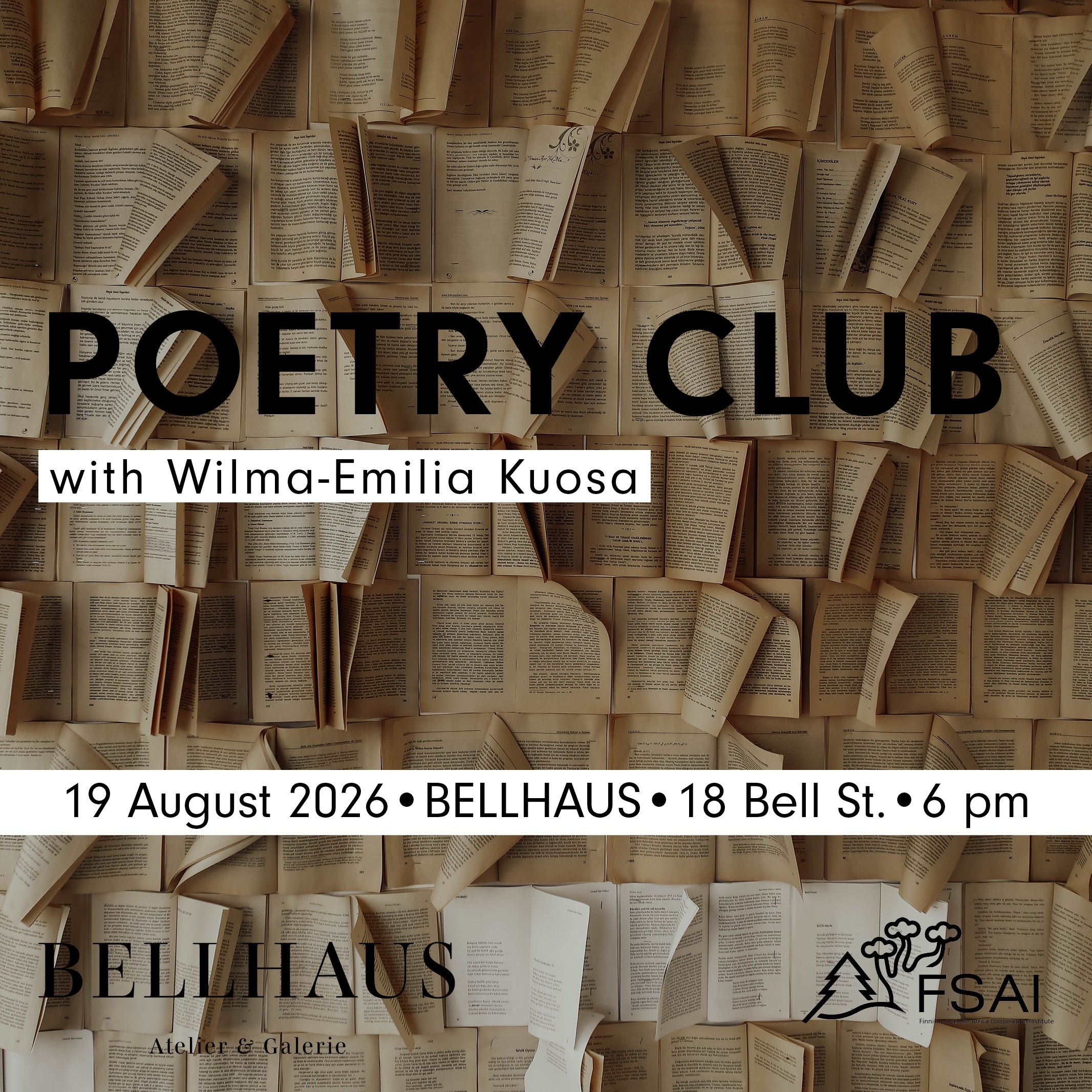 The Poetry Club — First Gathering | Wed 19 August