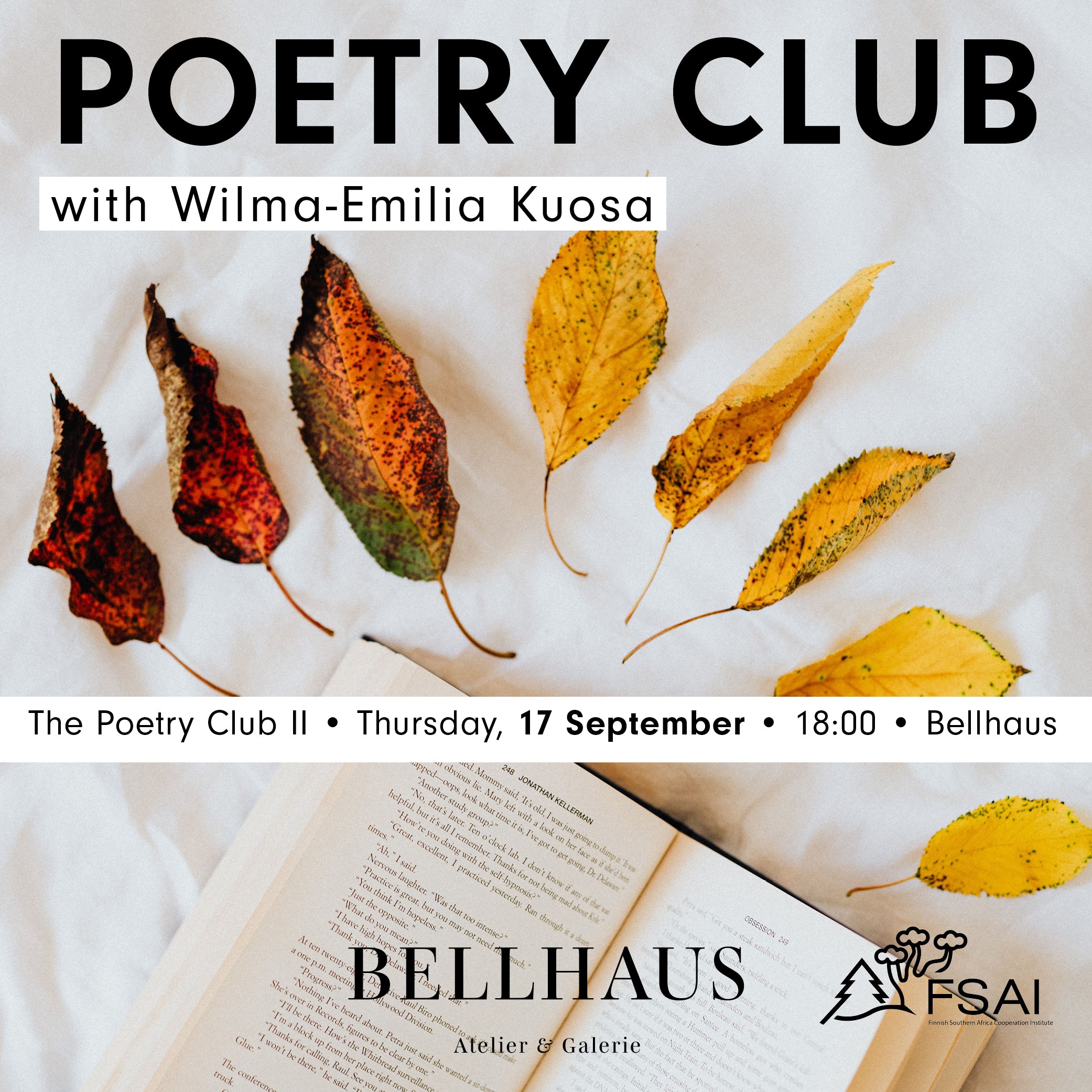 The Poetry Club — Second Gathering | Thursday 19 September