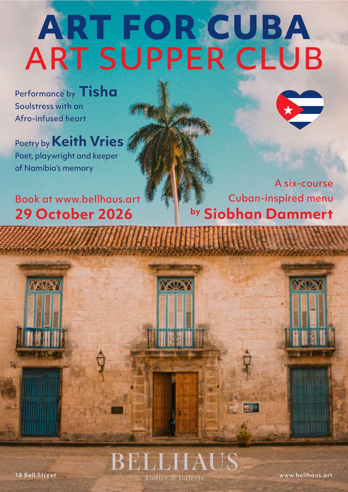 Art for Cuba Supper Club: An Evening of Food, Music, Poetry & Art