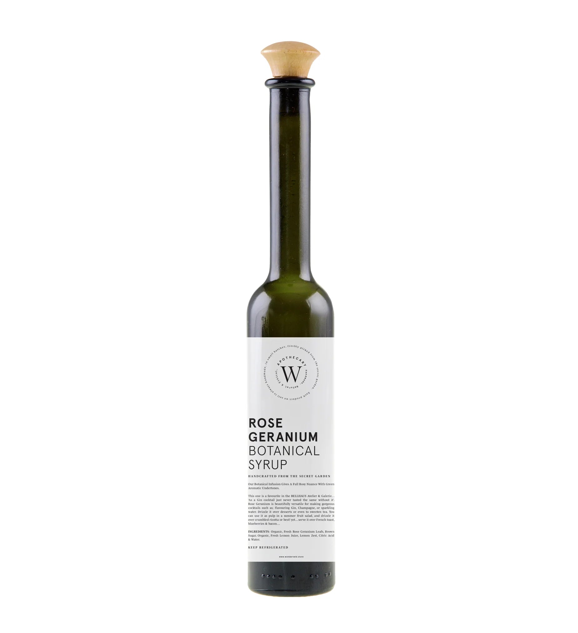 Rose Geranium Botanical Syrup