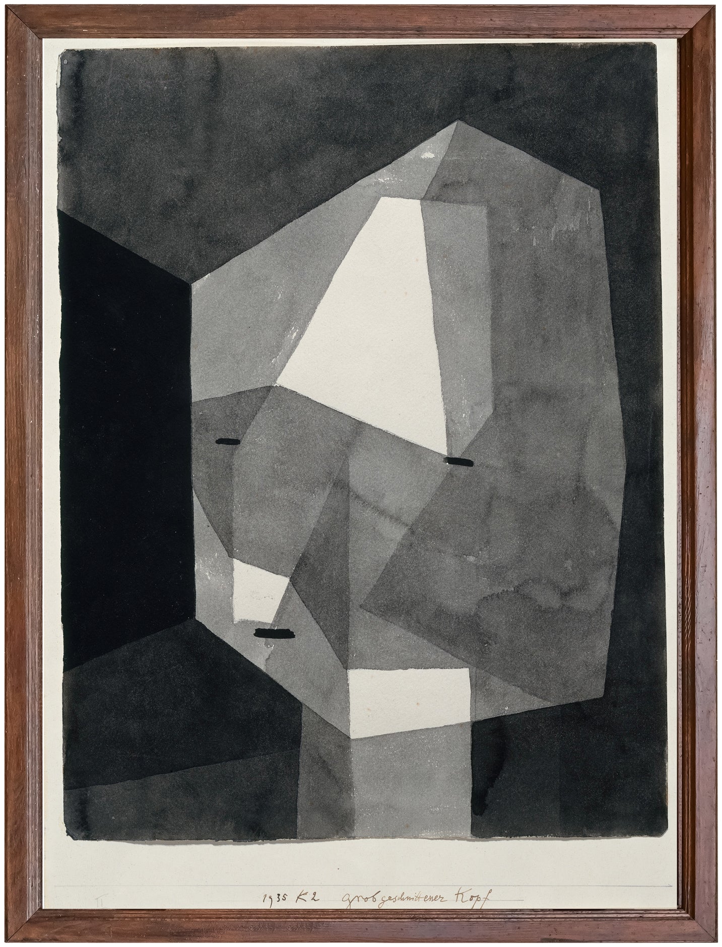 Rough-Cut Head (1935) Paul Klee