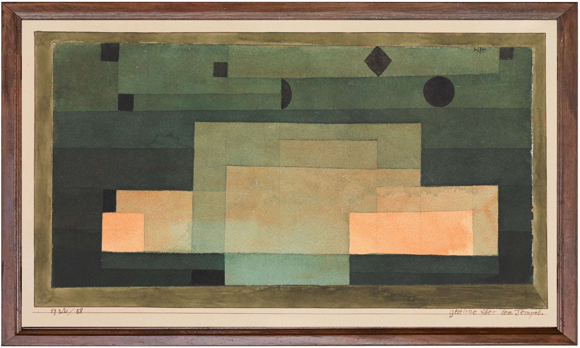 The Firmament  Above the Temple -1922 Paul Klee