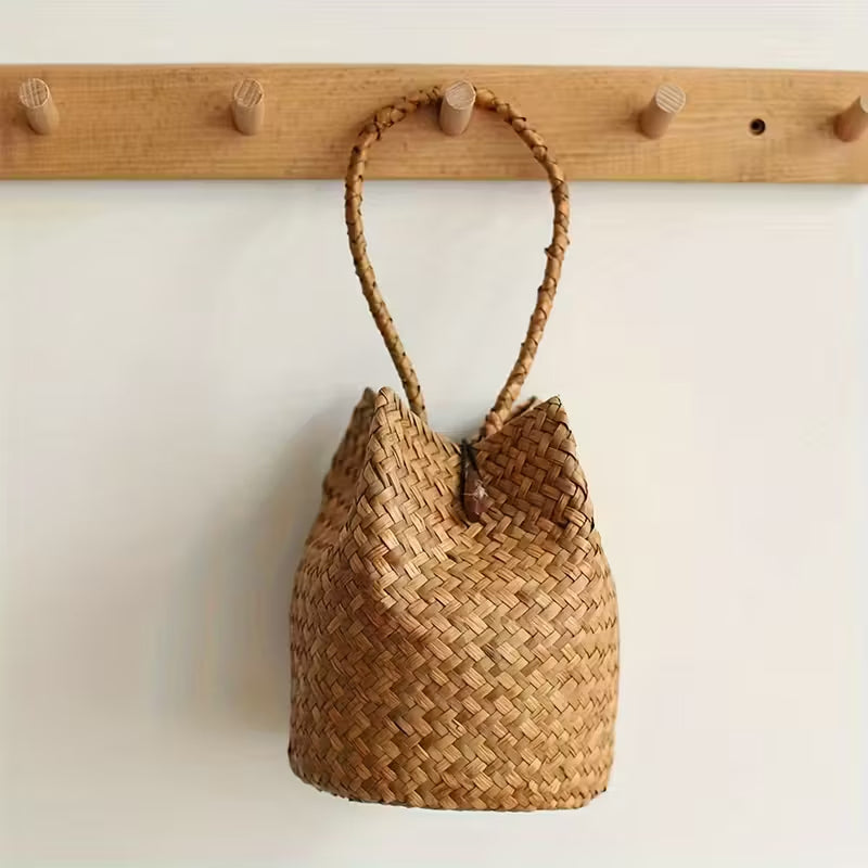 Woven Bucket Bag