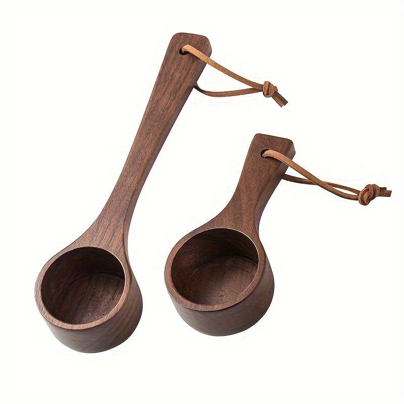 Round Set Wooden Measuring Spoons