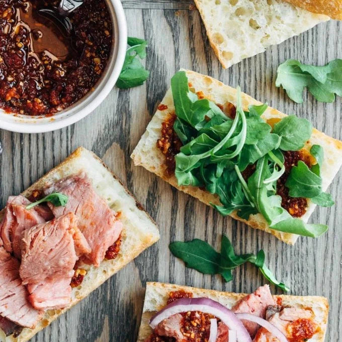 Roasted Beef Loaded Ciabatta